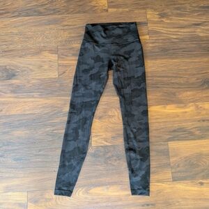 Euc Lululemon High Waisted Camo Leggings